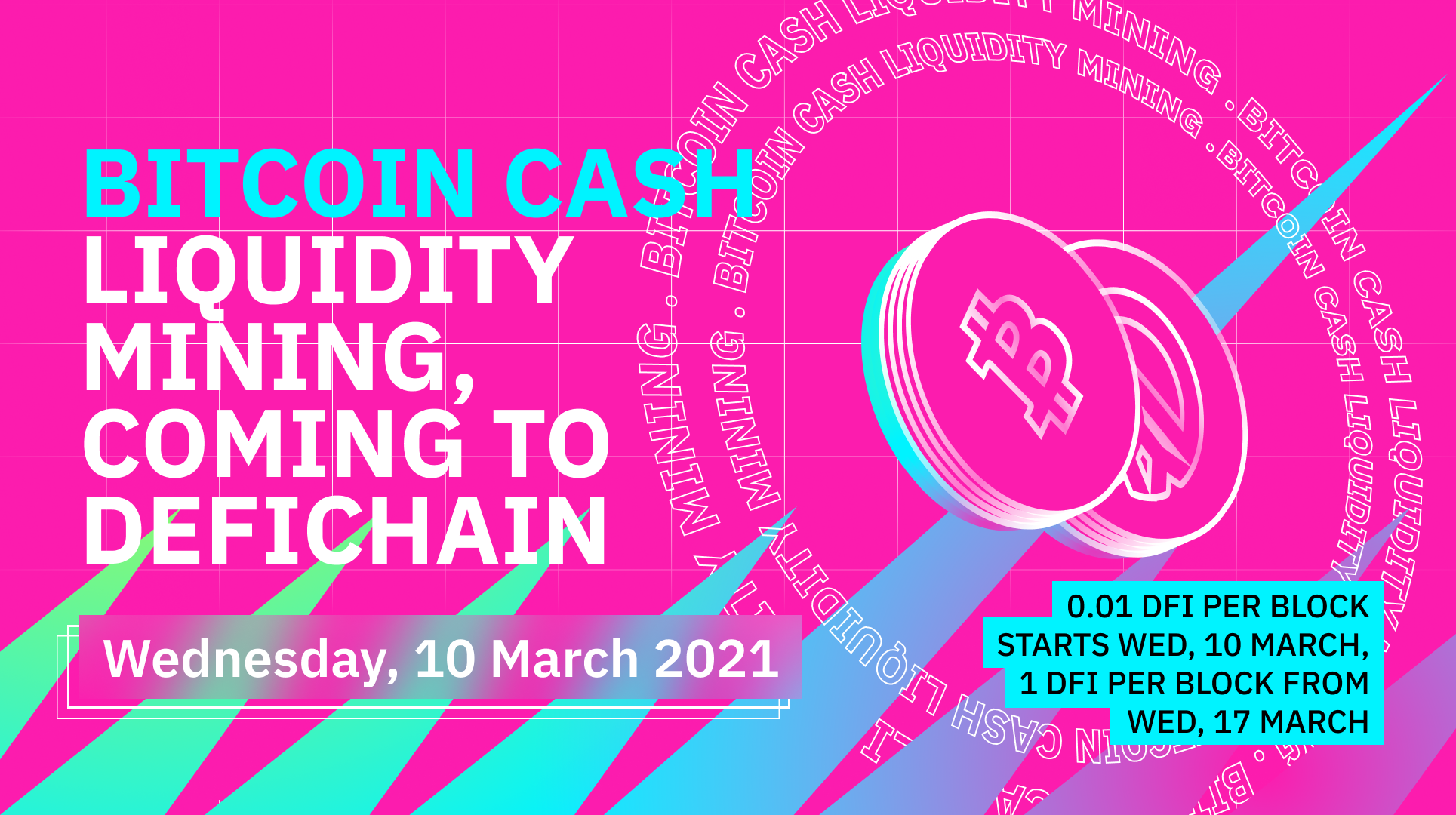 Neues Liquidity Mining Pool-Paar — Bitcoin Cash / DFI